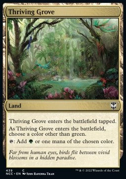 Thriving Grove - Commander: Streets of New Capenna (Common) [NCC-439]