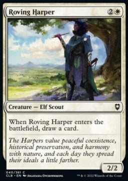 Roving Harper - Commander Legends: Battle for Baldur's Gate (Common) [CLB-40]