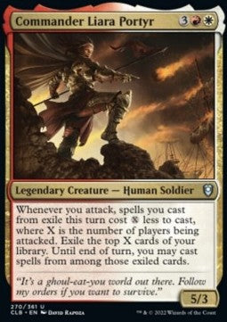 Commander Liara Portyr - Commander Legends: Battle for Baldur's Gate (Uncommon) [CLB-270]