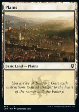 Plains (V.4) - Commander Legends: Battle for Baldur's Gate: Extras (Land) [XCLB-454]