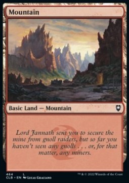 Mountain (V.2) - Commander Legends: Battle for Baldur's Gate: Extras (Land) [XCLB-464]