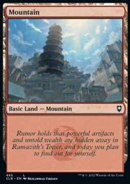 Mountain (V.3) - Commander Legends: Battle for Baldur's Gate: Extras (Land) [XCLB-465]