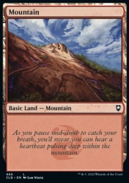 Mountain (V.4) - Commander Legends: Battle for Baldur's Gate: Extras (Land) [XCLB-466]