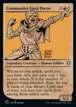 Commander Liara Portyr (V.2) - Commander Legends: Battle for Baldur's Gate: Extras (Uncommon) [XCLB-418]