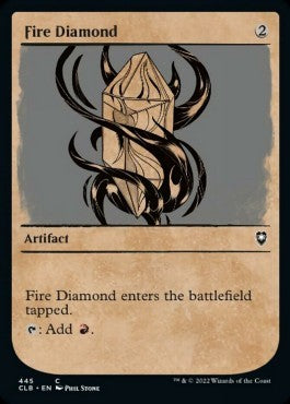 Fire Diamond (V.2) - Commander Legends: Battle for Baldur's Gate: Extras (Common) [XCLB-445]