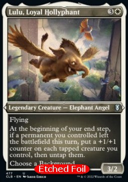 Lulu, Loyal Hollyphant (V.1) - Commander Legends: Battle for Baldur's Gate: Extras (Uncommon) [XCLB-477]
