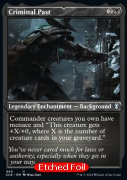 Criminal Past - Commander Legends: Battle for Baldur's Gate: Extras (Uncommon) [XCLB-494]