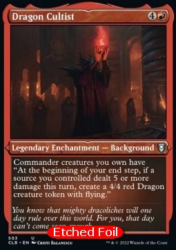 Dragon Cultist (V.1) - Commander Legends: Battle for Baldur's Gate: Extras (Uncommon) [XCLB-503]