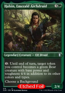 Halsin, Emerald Archdruid (V.1) - Commander Legends: Battle for Baldur's Gate: Extras (Uncommon) [XCLB-516]