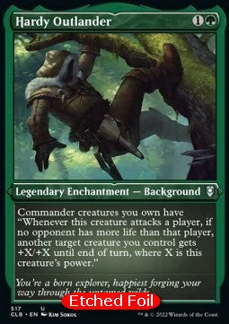 Hardy Outlander (V.1) - Commander Legends: Battle for Baldur's Gate: Extras (Uncommon) [XCLB-517]