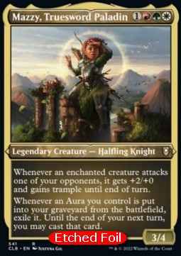Mazzy, Truesword Paladin (V.1) - Commander Legends: Battle for Baldur's Gate: Extras (Rare) [XCLB-541]