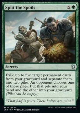 Split the Spoils - Commander Legends: Battle for Baldur's Gate (Uncommon) [CLB-257]