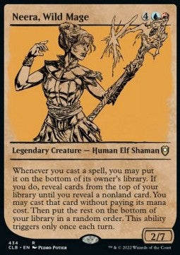 Neera, Wild Mage (V.2) - Commander Legends: Battle for Baldur's Gate: Extras (Rare) [XCLB-434]