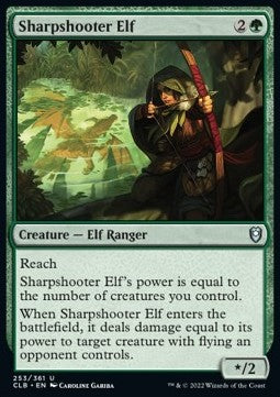 Sharpshooter Elf - Commander Legends: Battle for Baldur's Gate (Uncommon) [CLB-253]
