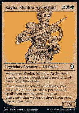 Kagha, Shadow Archdruid (V.2) - Commander Legends: Battle for Baldur's Gate: Extras (Uncommon) [XCLB-426]