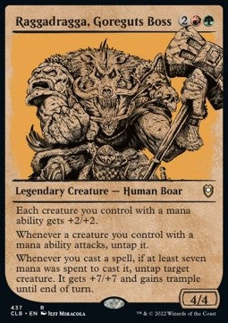 Raggadragga, Goreguts Boss (V.2) - Commander Legends: Battle for Baldur's Gate: Extras (Rare) [XCLB-437]