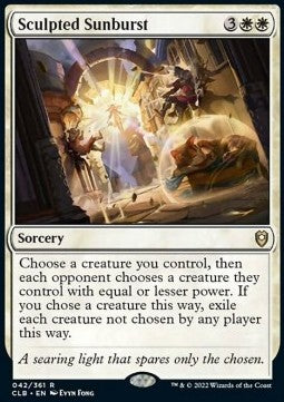 Sculpted Sunburst - Commander Legends: Battle for Baldur's Gate (Rare) [CLB-42]