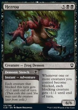 Hezrou // Demonic Stench - Commander Legends: Battle for Baldur's Gate (Common) [CLB-131]