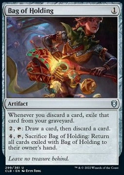 Bag of Holding - Commander Legends: Battle for Baldur's Gate (Uncommon) [CLB-299]