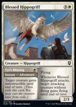 Blessed Hippogriff // Tyr's Blessing - Commander Legends: Battle for Baldur's Gate (Common) [CLB-11]