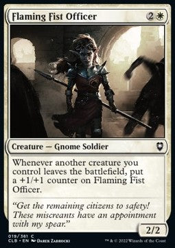 Flaming Fist Officer - Commander Legends: Battle for Baldur's Gate (Common) [CLB-19]