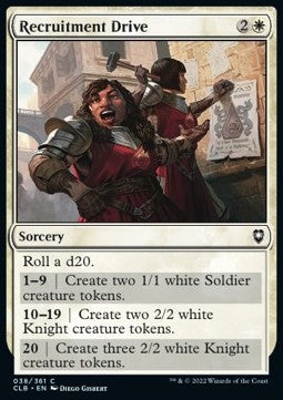 Recruitment Drive - Commander Legends: Battle for Baldur's Gate (Common) [CLB-38]