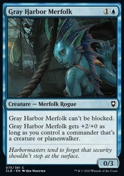 Gray Harbor Merfolk - Commander Legends: Battle for Baldur's Gate (Common) [CLB-75]