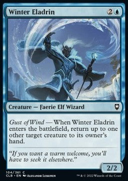 Winter Eladrin - Commander Legends: Battle for Baldur's Gate (Common) [CLB-104]
