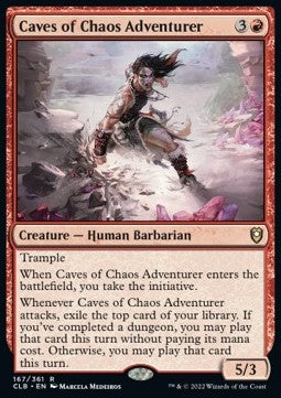 Caves of Chaos Adventurer - Commander Legends: Battle for Baldur's Gate (Rare) [CLB-167]