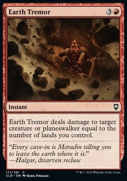 Earth Tremor - Commander Legends: Battle for Baldur's Gate (Common) [CLB-171]