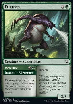 Ettercap // Web Shot - Commander Legends: Battle for Baldur's Gate (Common) [CLB-231]