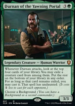Durnan of the Yawning Portal (V.1) - Commander Legends: Battle for Baldur's Gate: Extras (Mythic) [XCLB-657]