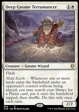 Deep Gnome Terramancer (V.1) - Commander Legends: Battle for Baldur's Gate: Extras (Rare) [XCLB-658]