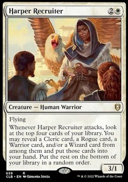 Harper Recruiter (V.1) - Commander Legends: Battle for Baldur's Gate: Extras (Rare) [XCLB-659]