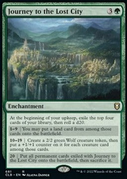 Journey to the Lost City (V.1) - Commander Legends: Battle for Baldur's Gate: Extras (Rare) [XCLB-681]