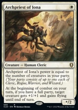 Archpriest of Iona - Commander Legends: Battle for Baldur's Gate: Extras (Rare) [XCLB-686]