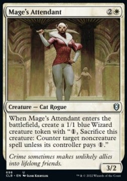 Mage's Attendant - Commander Legends: Battle for Baldur's Gate: Extras (Uncommon) [XCLB-698]