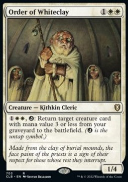 Order of Whiteclay - Commander Legends: Battle for Baldur's Gate: Extras (Rare) [XCLB-703]