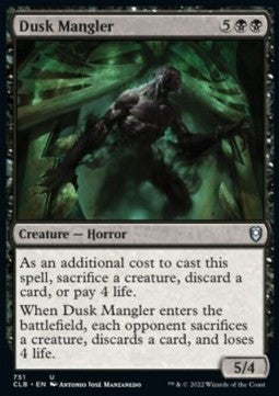 Dusk Mangler - Commander Legends: Battle for Baldur's Gate: Extras (Uncommon) [XCLB-751]