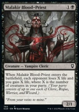 Malakir Blood-Priest - Commander Legends: Battle for Baldur's Gate: Extras (Common) [XCLB-760]