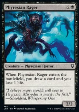 Phyrexian Rager - Commander Legends: Battle for Baldur's Gate: Extras (Common) [XCLB-766]