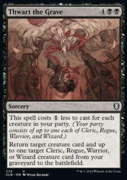 Thwart the Grave - Commander Legends: Battle for Baldur's Gate: Extras (Uncommon) [XCLB-773]