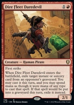 Dire Fleet Daredevil - Commander Legends: Battle for Baldur's Gate: Extras (Rare) [XCLB-788]
