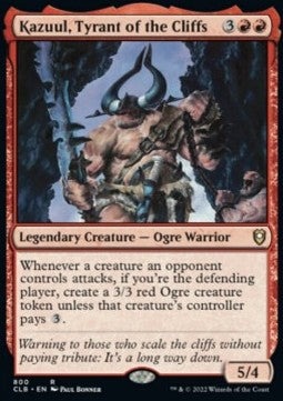 Kazuul, Tyrant of the Cliffs - Commander Legends: Battle for Baldur's Gate: Extras (Rare) [XCLB-800]
