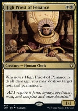 High Priest of Penance - Commander Legends: Battle for Baldur's Gate: Extras (Rare) [XCLB-848]