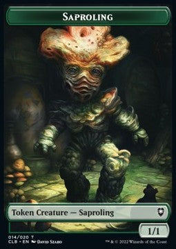 Saproling Token (Green 1/1) - Commander Legends: Battle for Baldur's Gate: Extras (Token) [XCLB-T14]