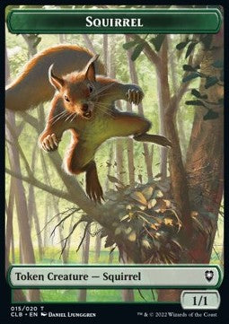 Squirrel Token (Green 1/1) - Commander Legends: Battle for Baldur's Gate: Extras (Token) [XCLB-T15]