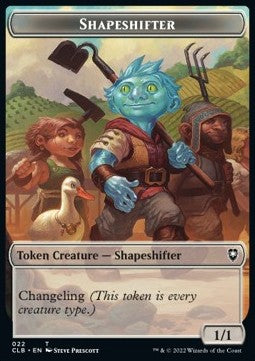 Shapeshifter Token (C 1/1) // Clue Token - Commander Legends: Battle for Baldur's Gate: Extras (Token) [XCLB-T 22/47]