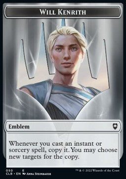 Will Kenrith Emblem // Copy Token - Commander Legends: Battle for Baldur's Gate: Extras (Token) [XCLB-T 50/19]