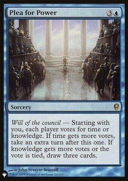 Plea for Power - The List (Rare) [ZNL-24]